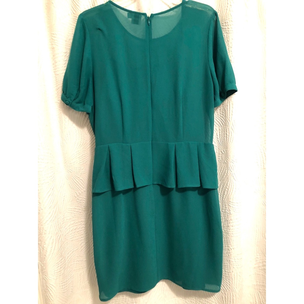 Green Peplum ASOS Dress